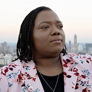 Kimberly Johnson serious portrait.