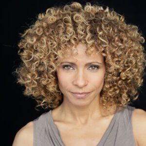 Michelle Hurd serious portrait.